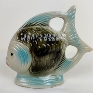 Vintage Ceramic Angel Fish Made in Brazil